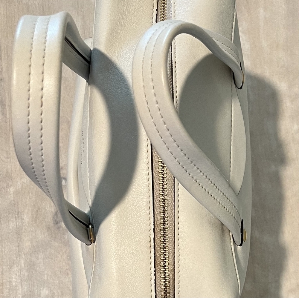 Rare Anya Hindmarch Buddy Cream Leather Tote/Shoulder Bag Made in Italy … - Picture 9 of 16
